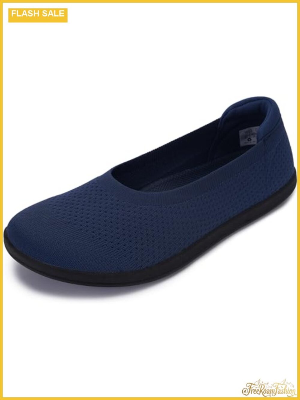 Women's Wide Toe Box Barefoot Ballet Flats Knit